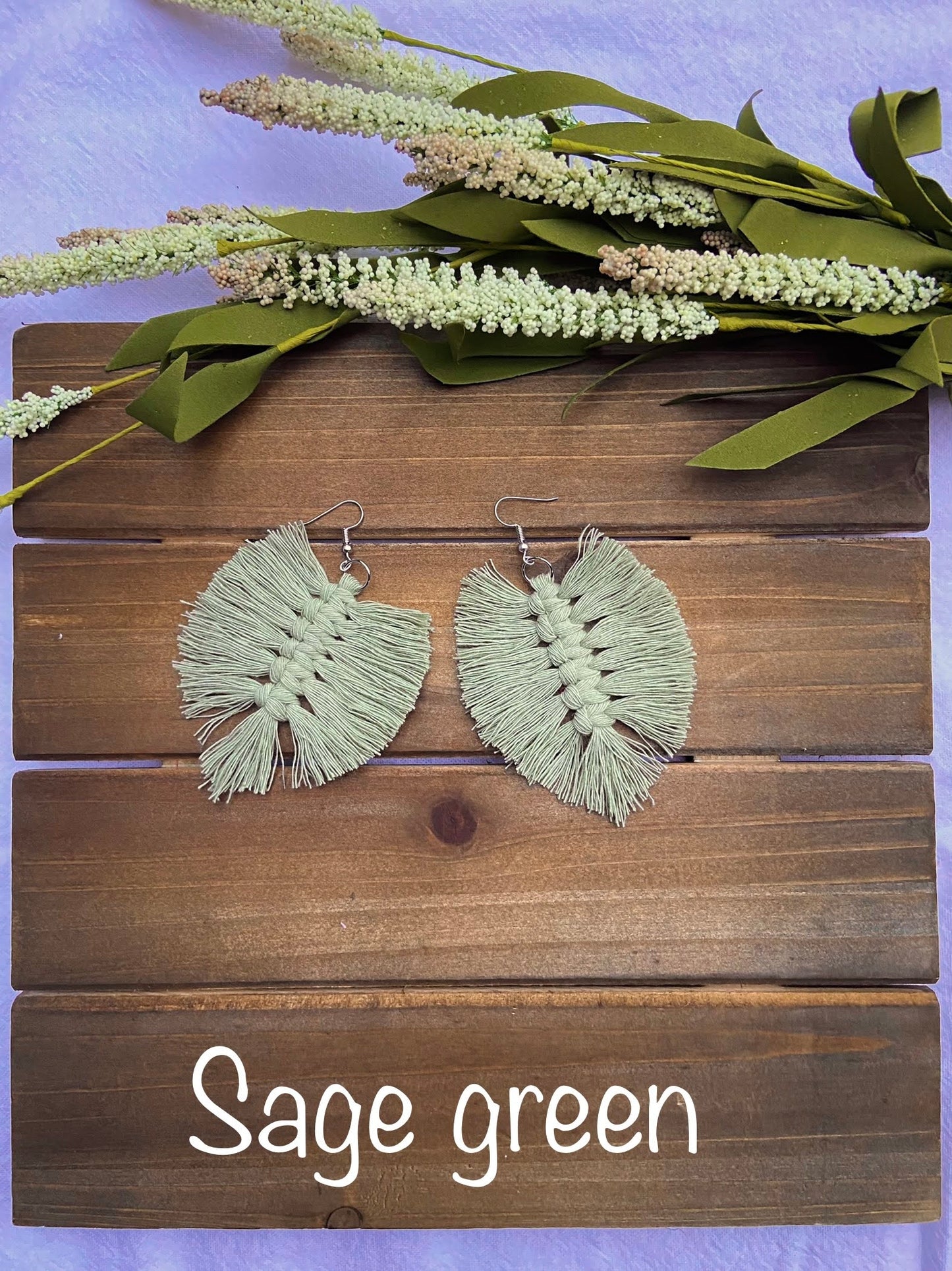 Feather earrings (available in 6 colors)