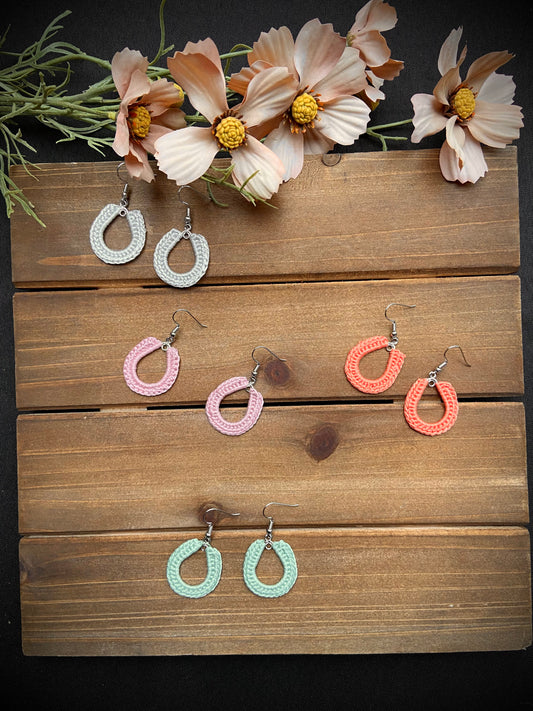 Lucy earrings (available in 10 colors))